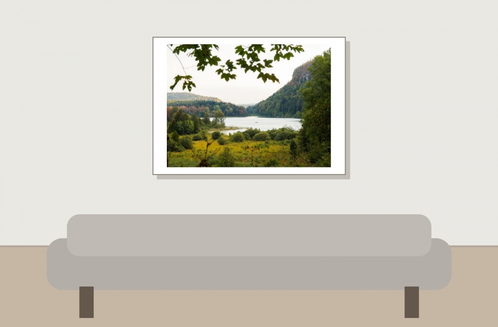 Le Grand Maclu — La Chaux-du-Dombief — 70 × 50 cm