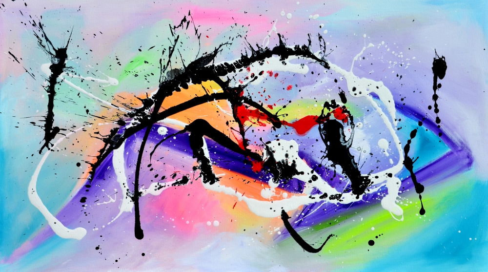 Elements - Large Colorful Abstract Painting