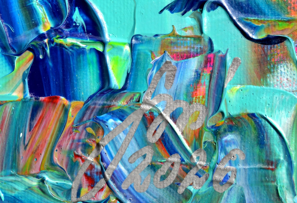 Palette 6 - Large Abstract Colorful Painting