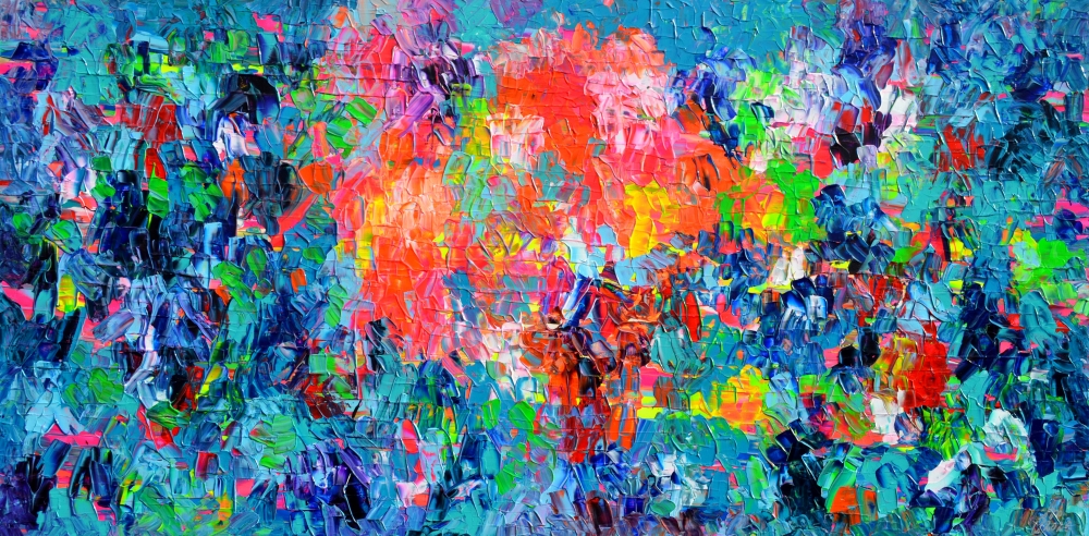 Palette 6 - Large Abstract Colorful Painting