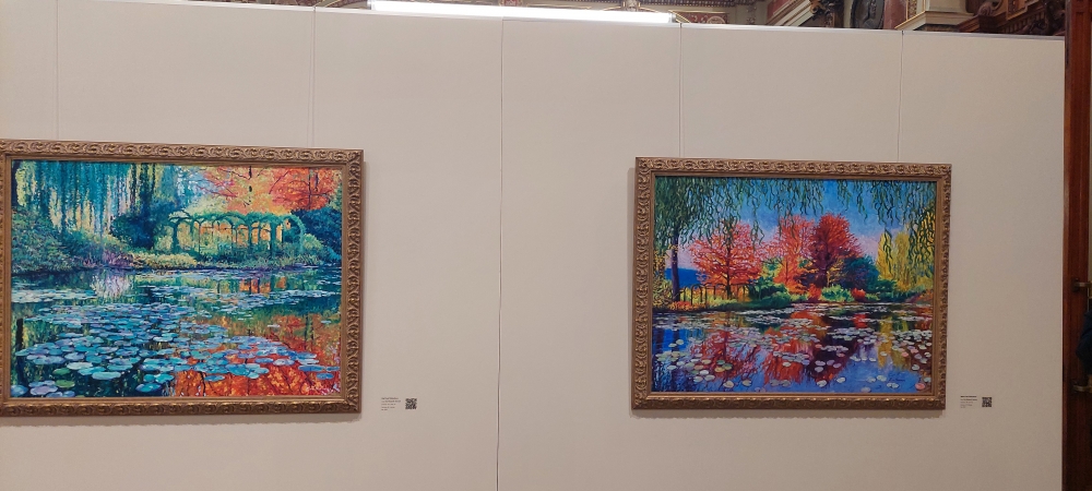 Lily Pond Reflections - Monet's Garden 