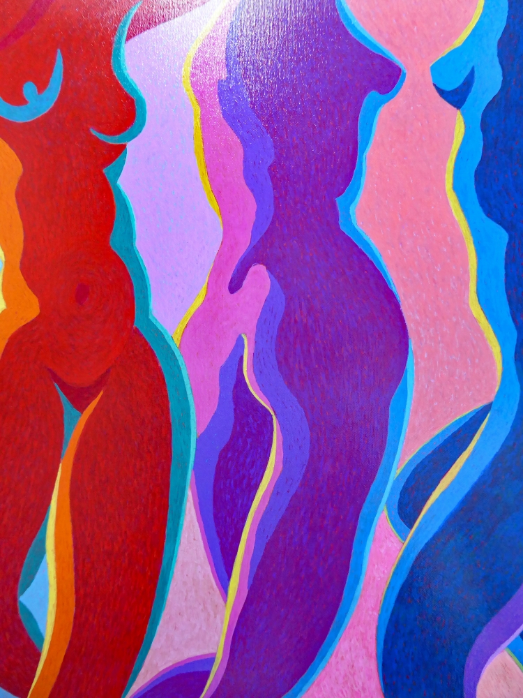 THREE NUDES DANCING