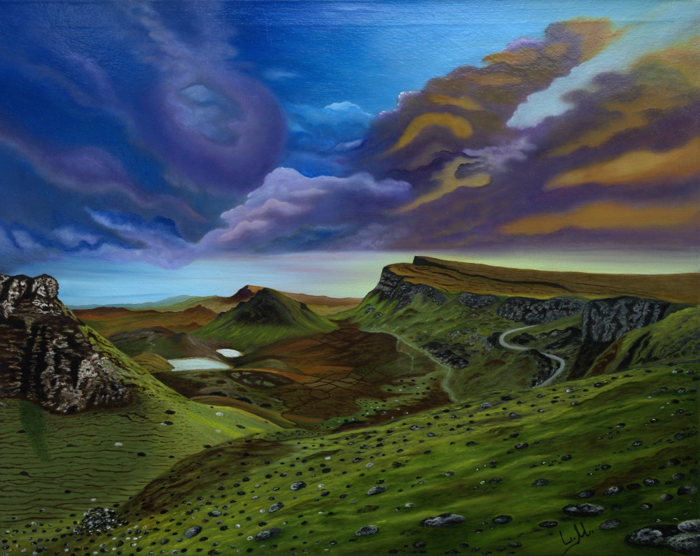 Sunset at the Quiraing