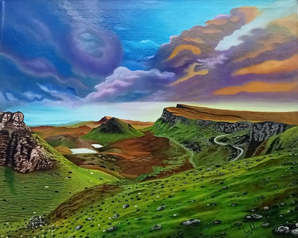 Sunset at the Quiraing