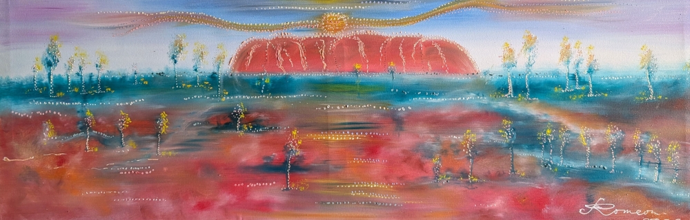 Sacre Mountain Uluru, Australia,