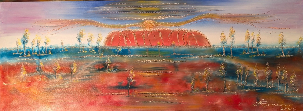 Sacre Mountain Uluru, Australia,