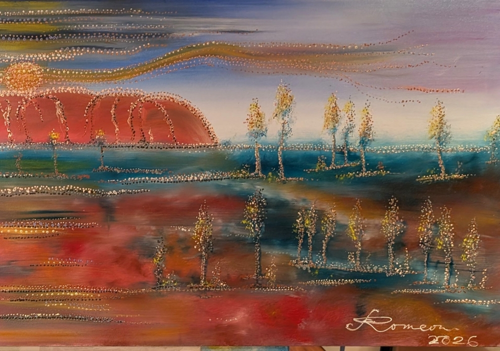 Sacre Mountain Uluru, Australia,