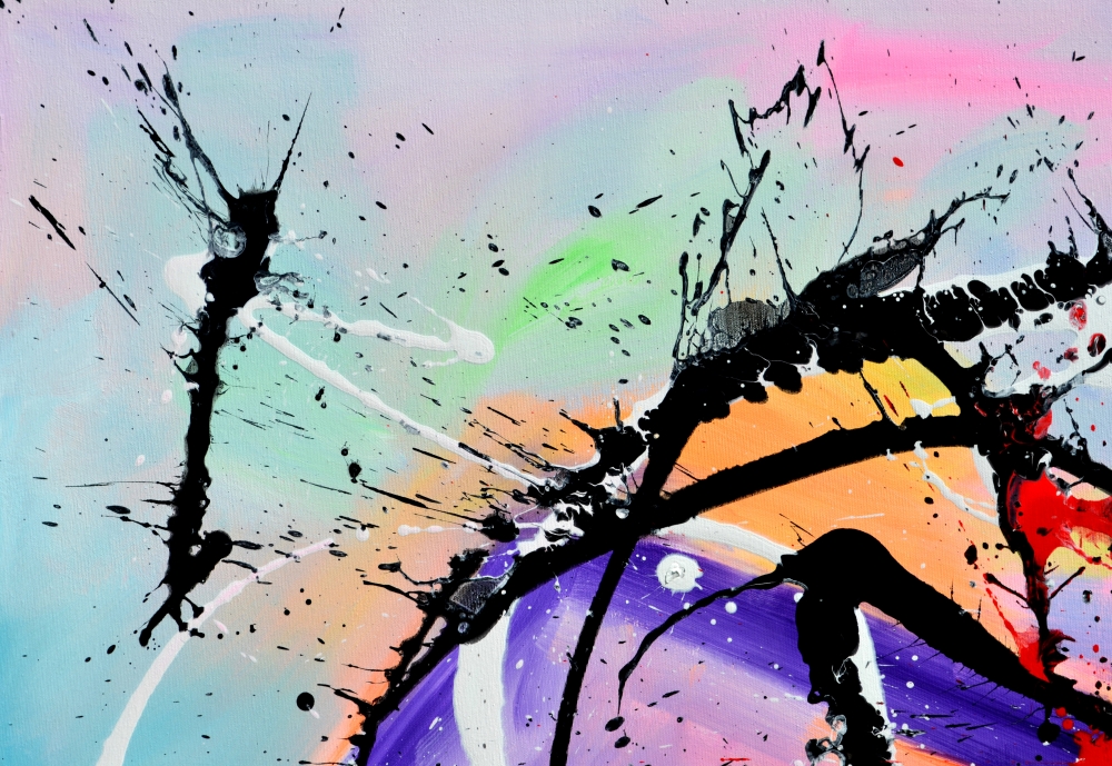Elements - Large Colorful Abstract Painting