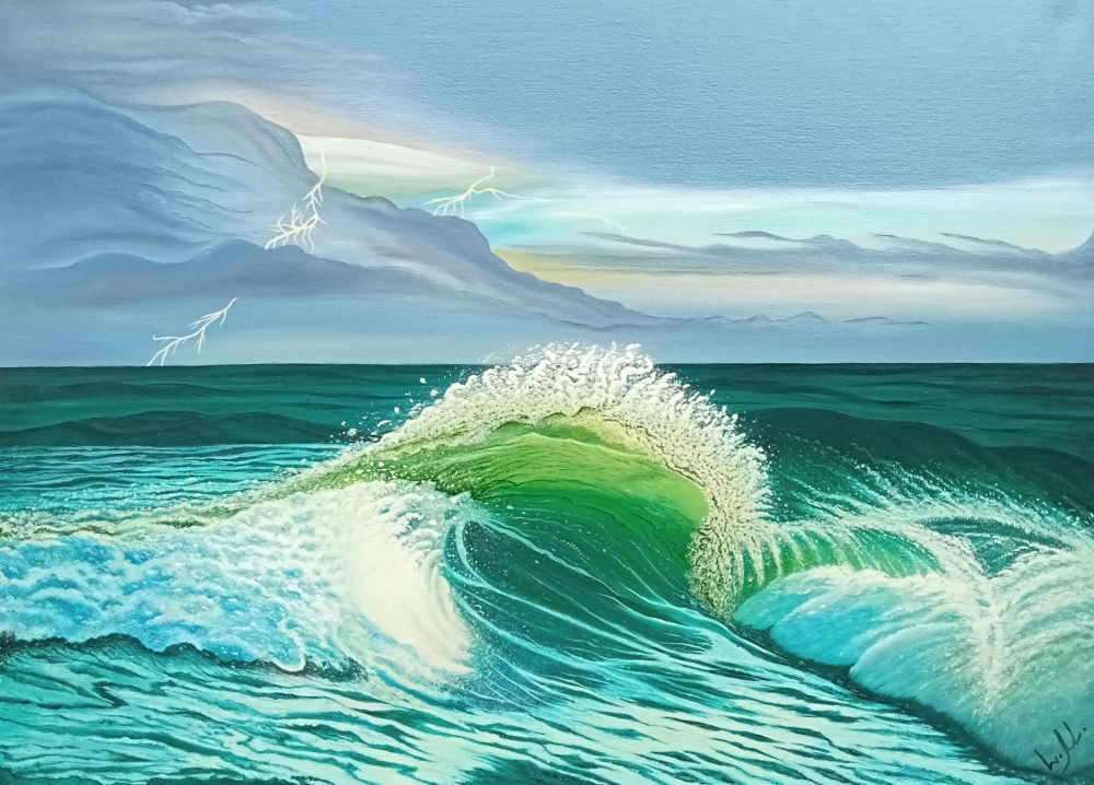 Sea storm
