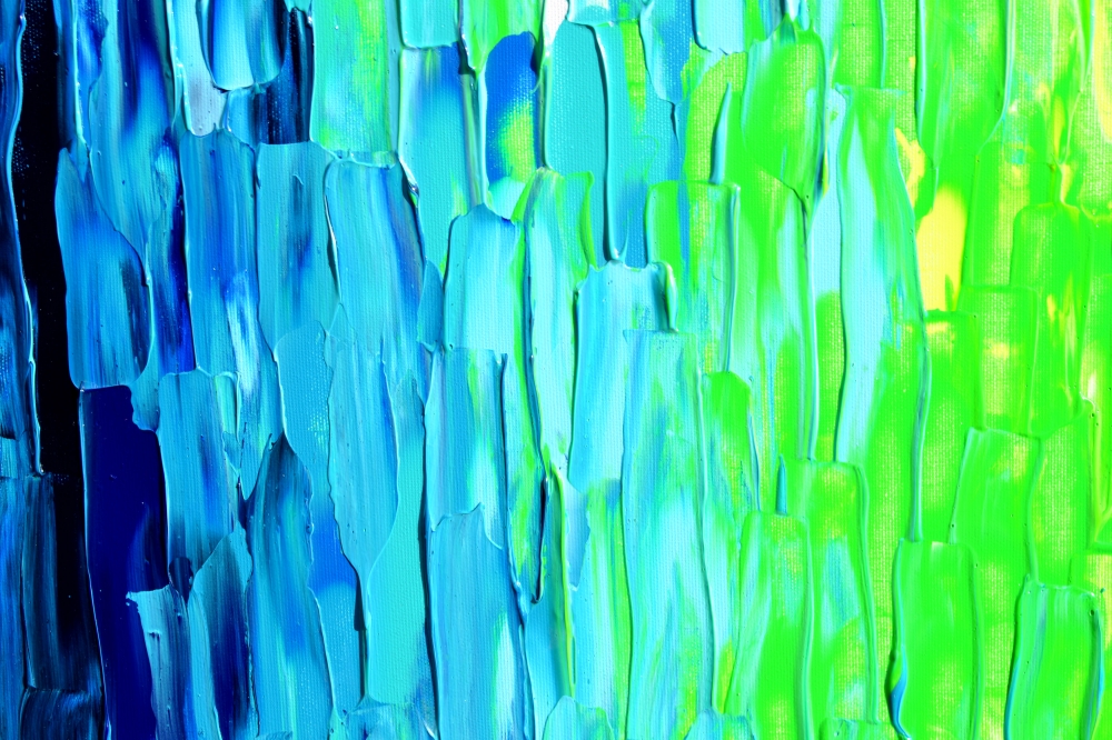 YGB - Large Relief Abstract Painting