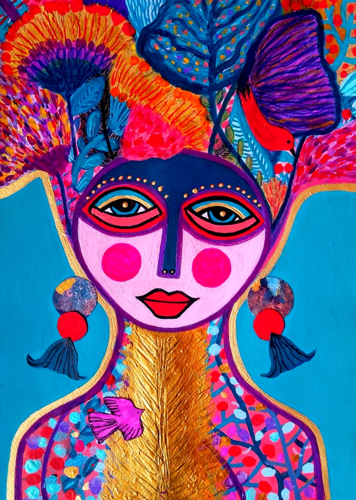 Lady of the flowers 