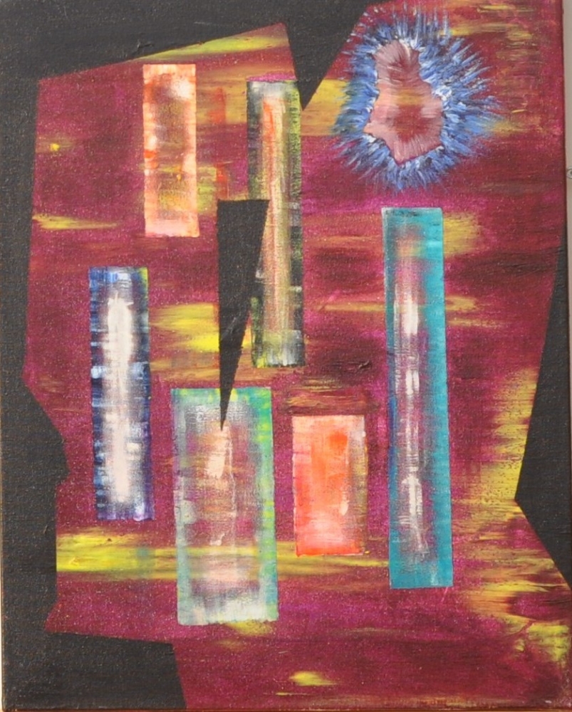 Basic of abstract, Anger, Energy, Tranquility, Happiness