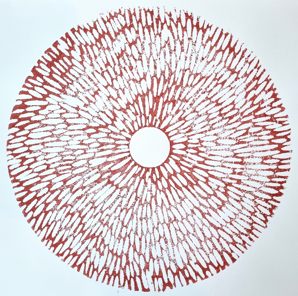 Flower Wheel #1 (Red)