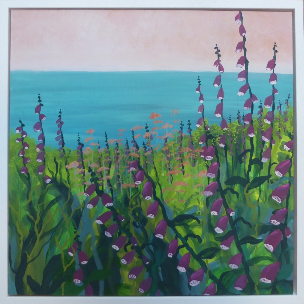 Morning Foxgloves