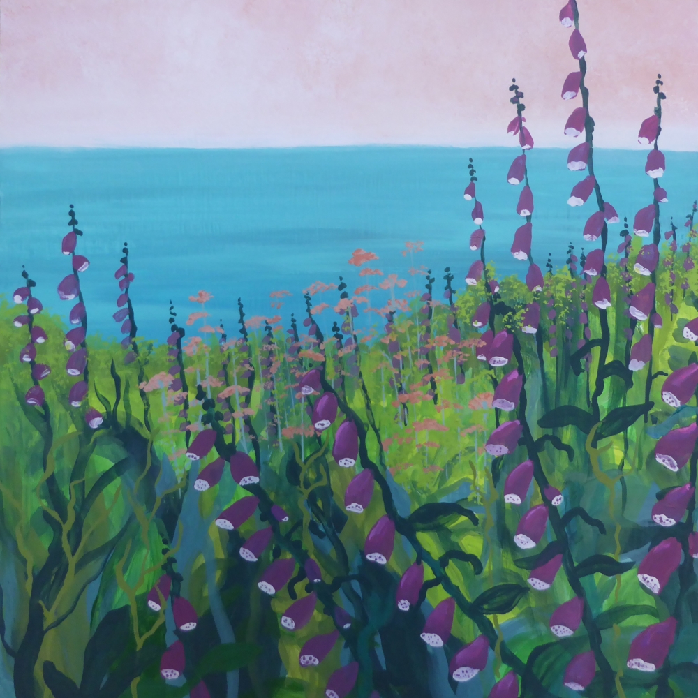 Morning Foxgloves