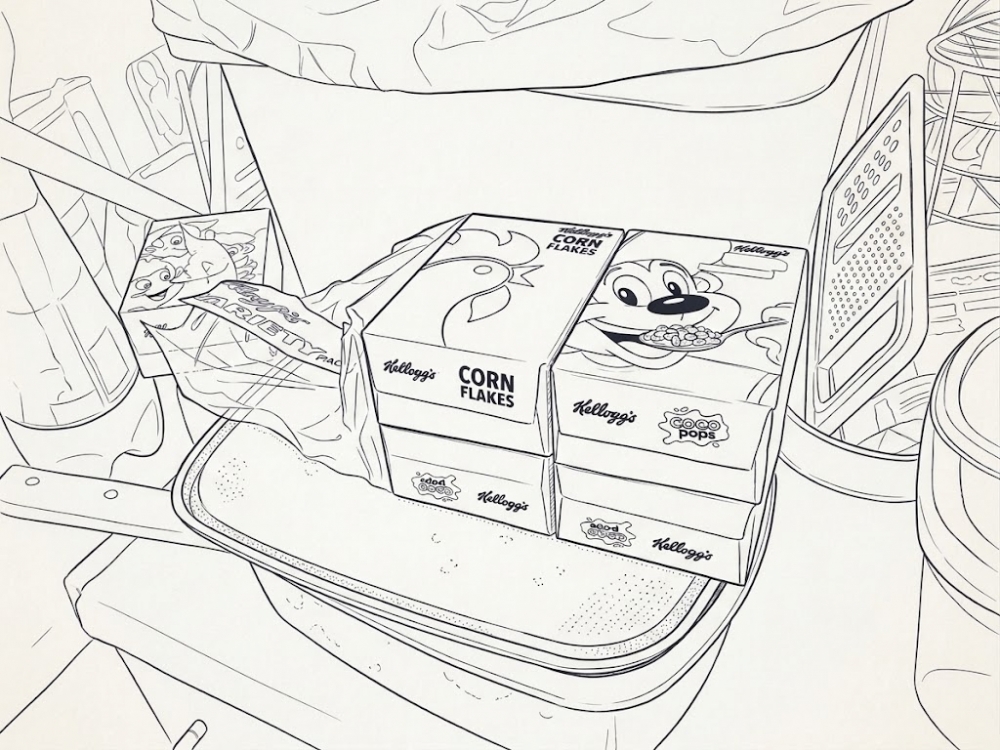 Honey Munch cardboard 