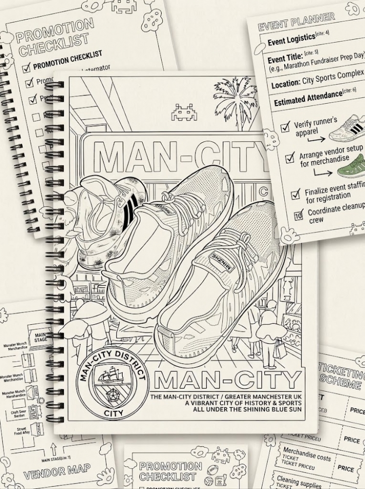 Knit trainers event planner