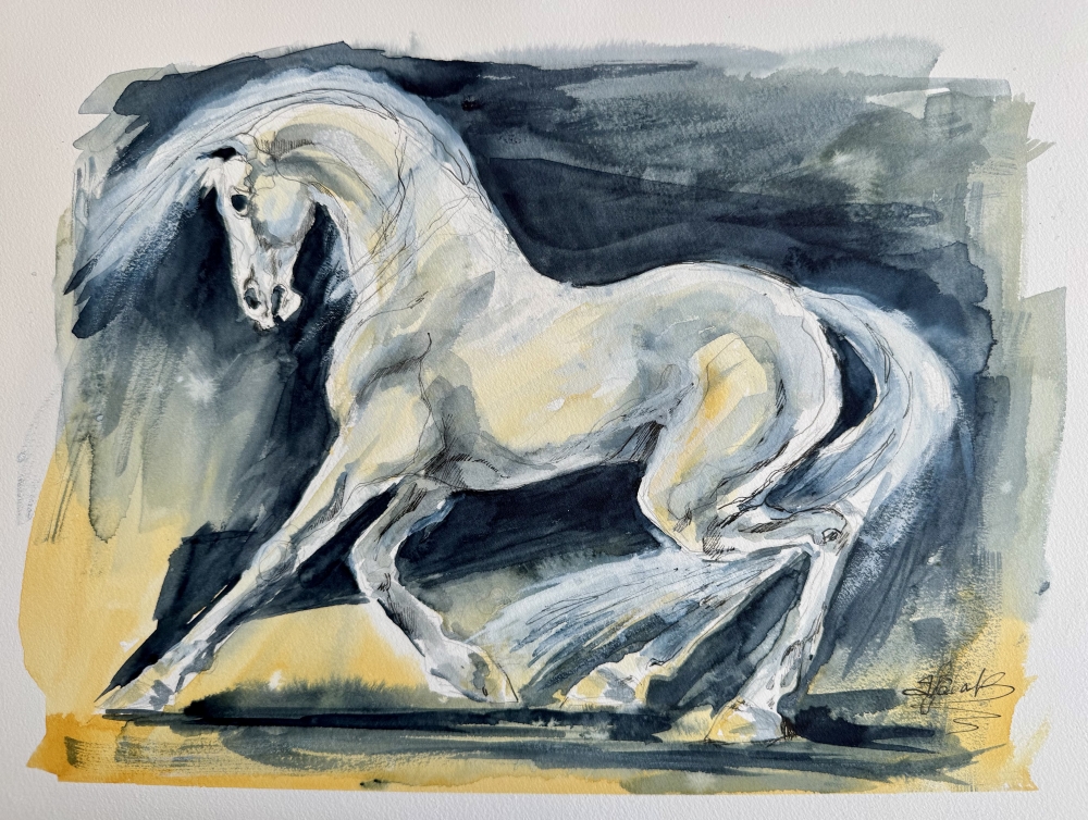 “The Ghost of Fear” (After Stubbs)