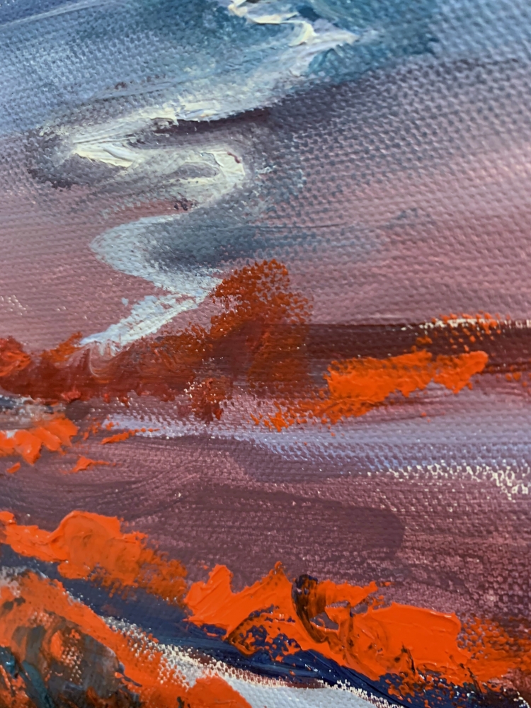 Crimson Tidal Sunset