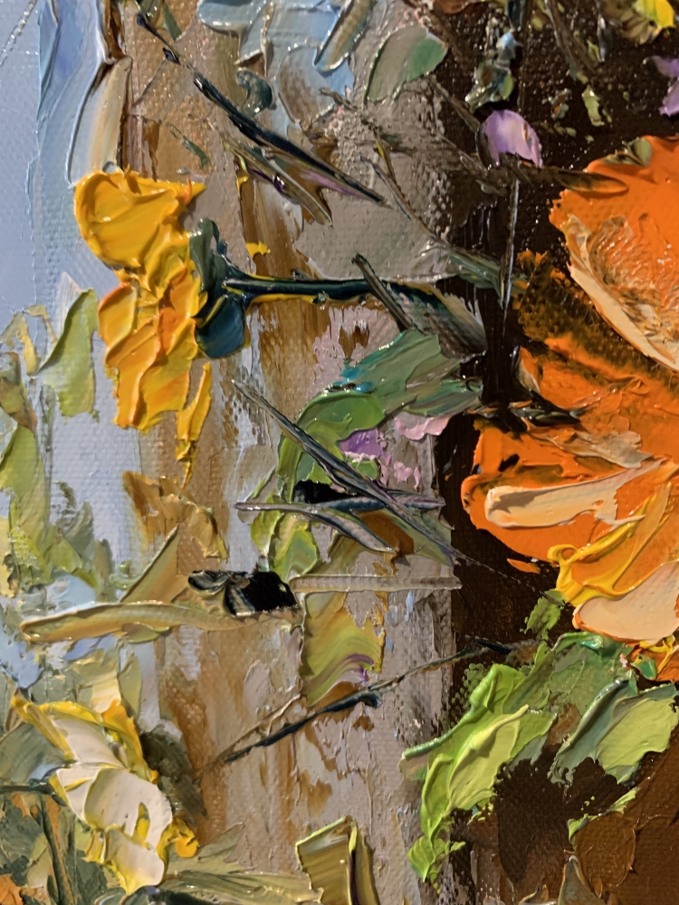 Sunlit Wildflower Bouquet by the Window.