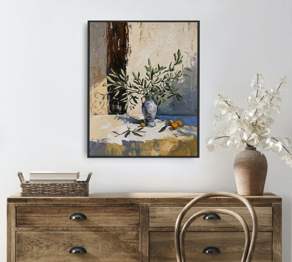 Olive Branches by the Window. #2