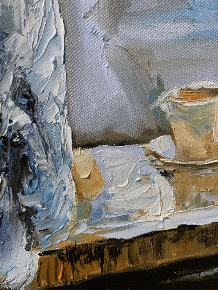 Woman, Quiet Morning by the Window. 
