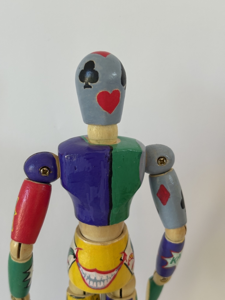 Batman character wooden mannequin