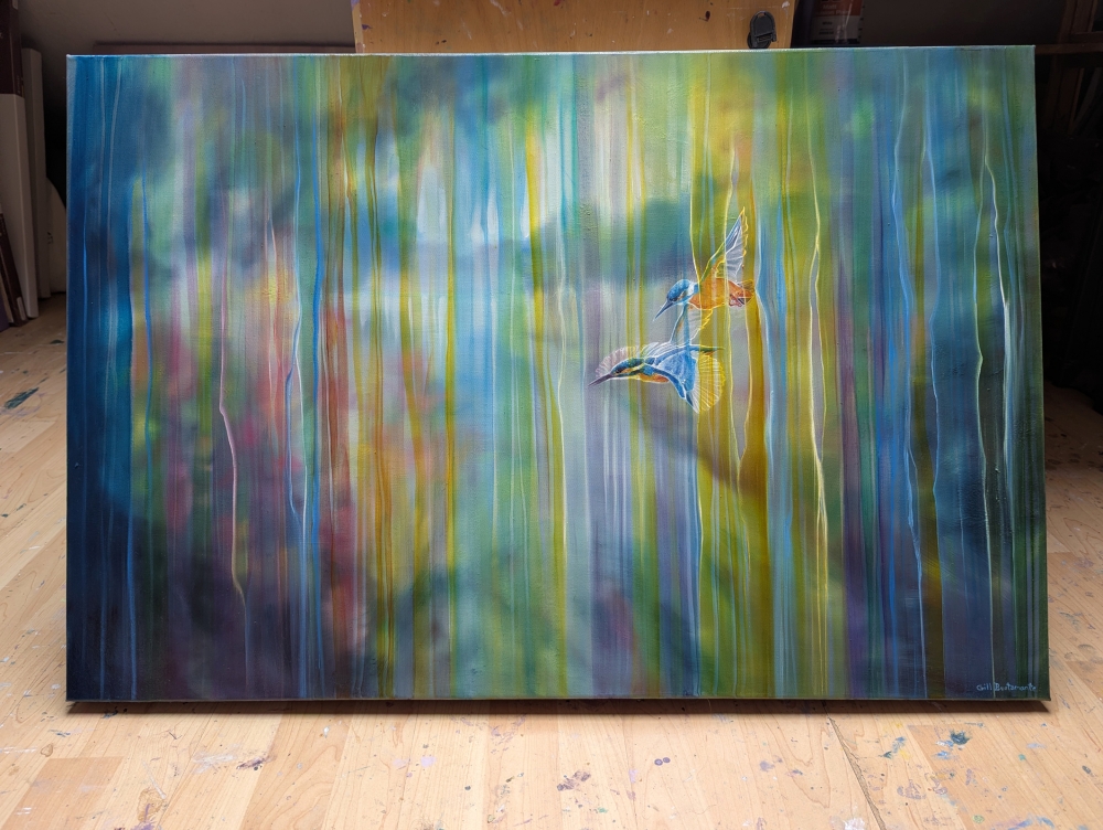Kingfishers over the River Ouse 
