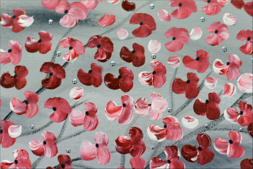Large Pink Cherry Blossom Tree Painting – Dream of Spring