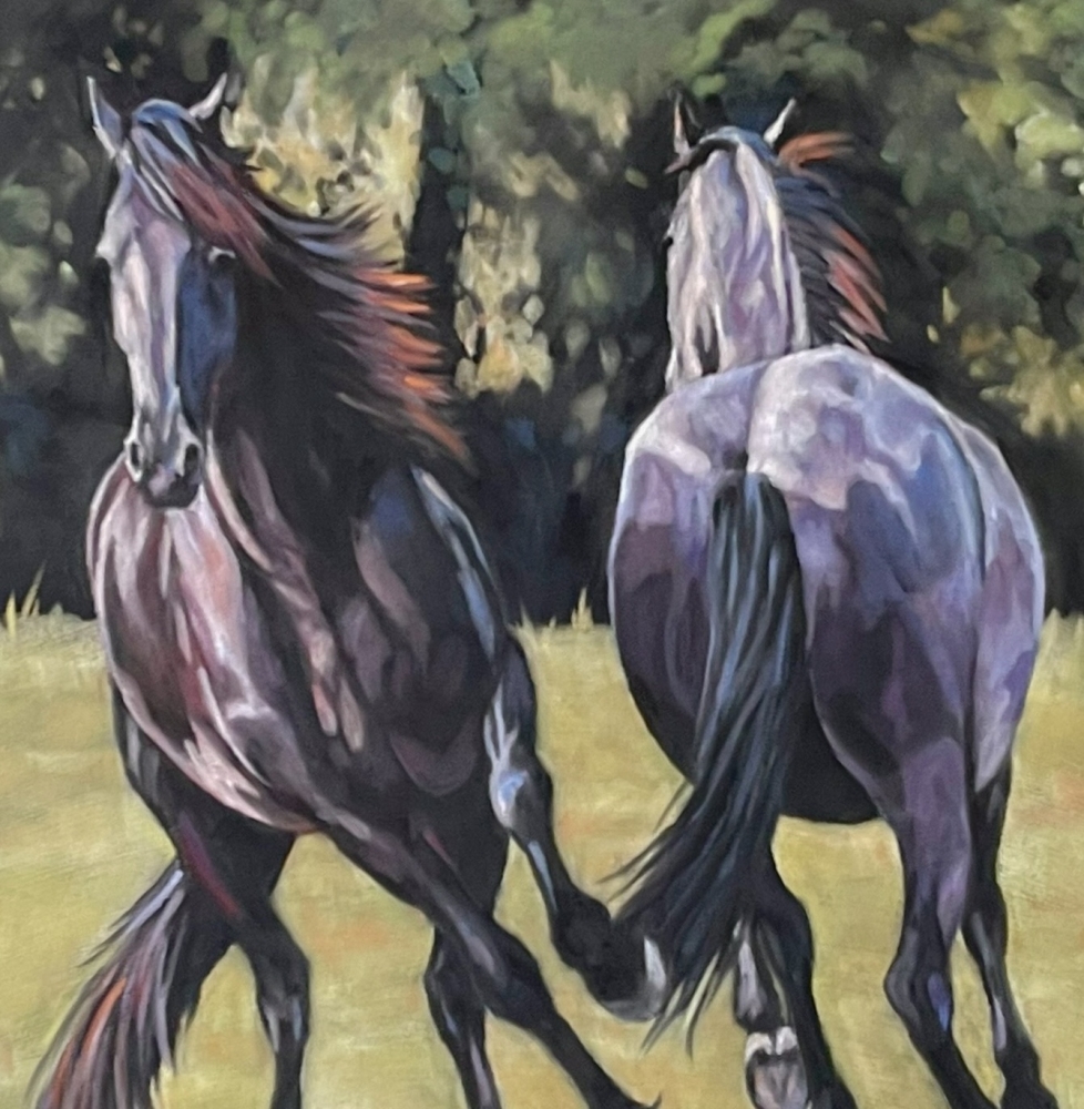 The Dance - Two Friesians