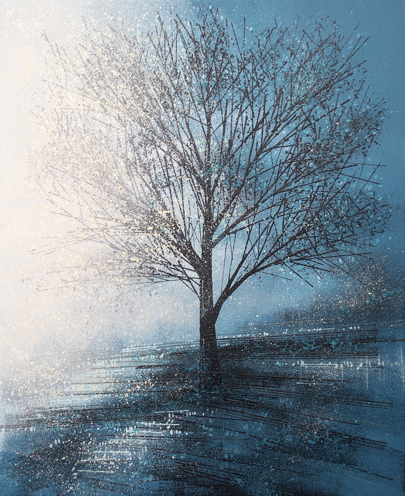 Winter Tree In Morning Mist