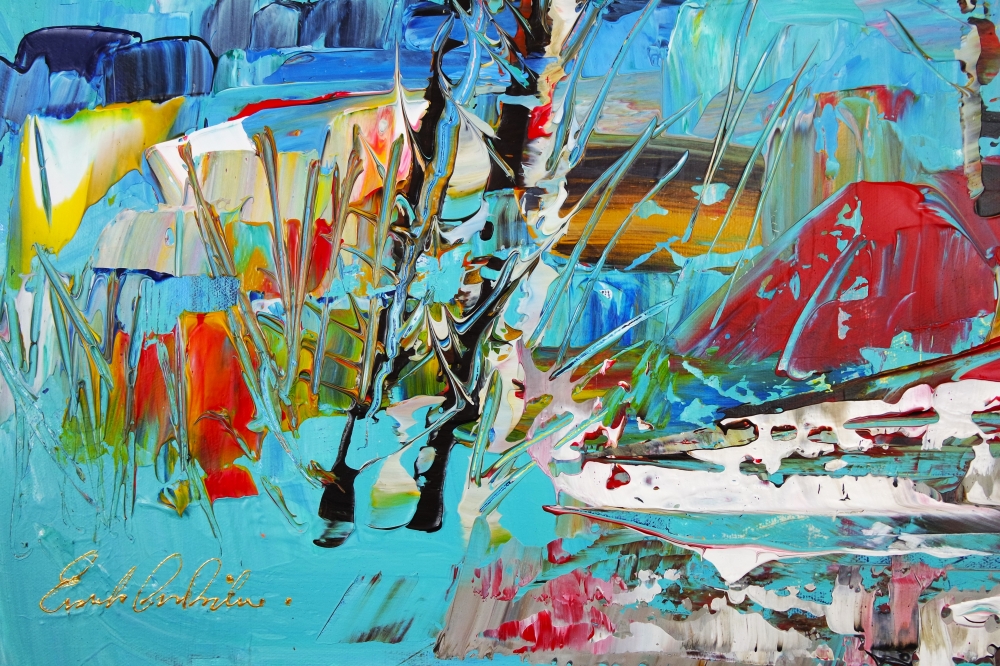 Winter Stream Sunrise Forest 346