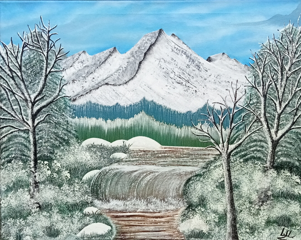 Wintry mountains