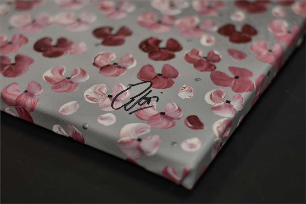 Large Pink Cherry Blossom Tree Painting – Forever Spring