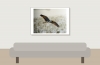 Grey Heron in Rosnay — 70 × 50 cm