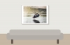 Grey Heron in Rosnay — 70 × 50 cm