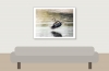Grey Heron in Rosnay — 40 × 30 cm