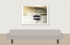 Grey Heron in Rosnay — 40 × 30 cm