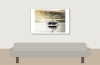 Grey Heron in Rosnay — 60 × 40 cm