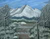 Wintry mountains