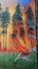 Forest fire.......run!