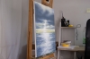 Winter Seascape With Sunset