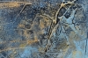 Textured Turquoise & Gold Abstract Painting – Inner Tide