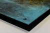Textured Turquoise & Gold Abstract Painting – Inner Tide