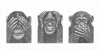 3 wise monkeys