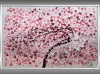 Large Pink Cherry Blossom Painting – Blown Away 