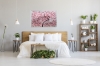 Large Pink Cherry Blossom Painting – Blown Away 
