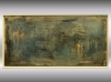 Textured Gold & Earth Abstract Painting – Silent Guardians