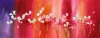 Large Colourful Abstract Flower Painting – Afterglow Field 