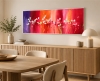 Large Colourful Abstract Flower Painting – Afterglow Field 